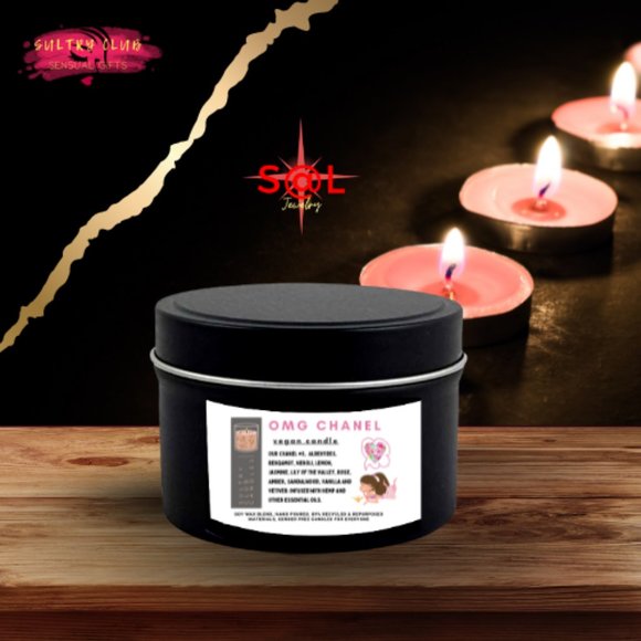 OMG CHANEL! 7 Oz Vegan Candle - Picture 4 of 4